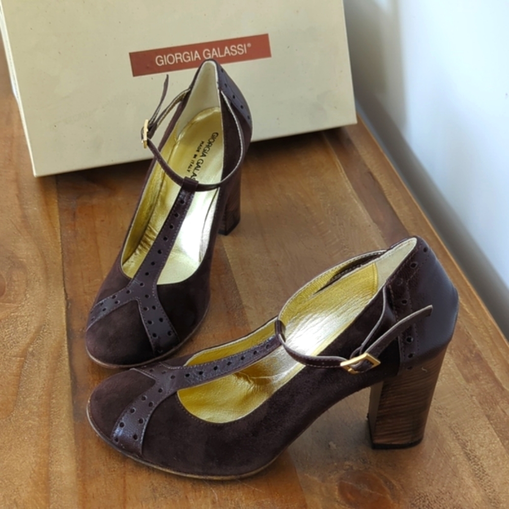 🆕🌿GIORGIO GALASSI ITALIAN SUEDE PUMPS🌿 - Picture 16 of 16